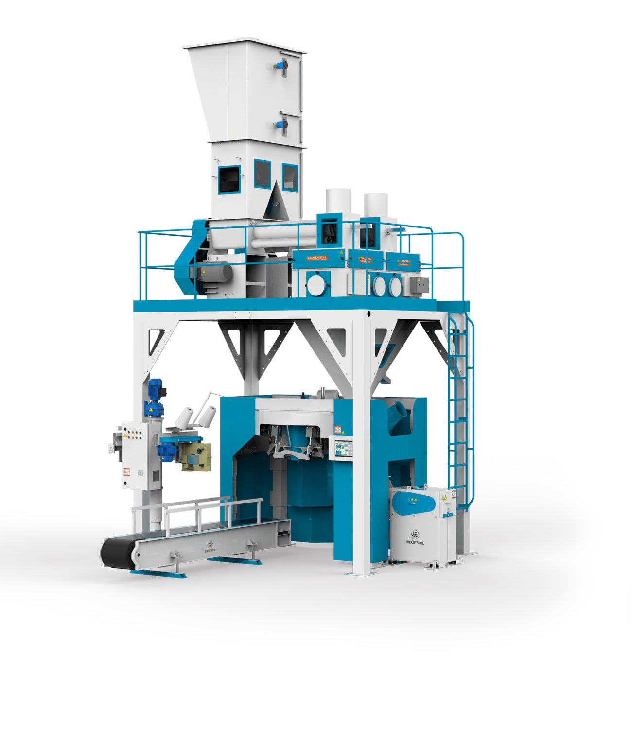 Flour Bagging Machine System With Single Weigh Hopper & Single Station 5/10 Kg4